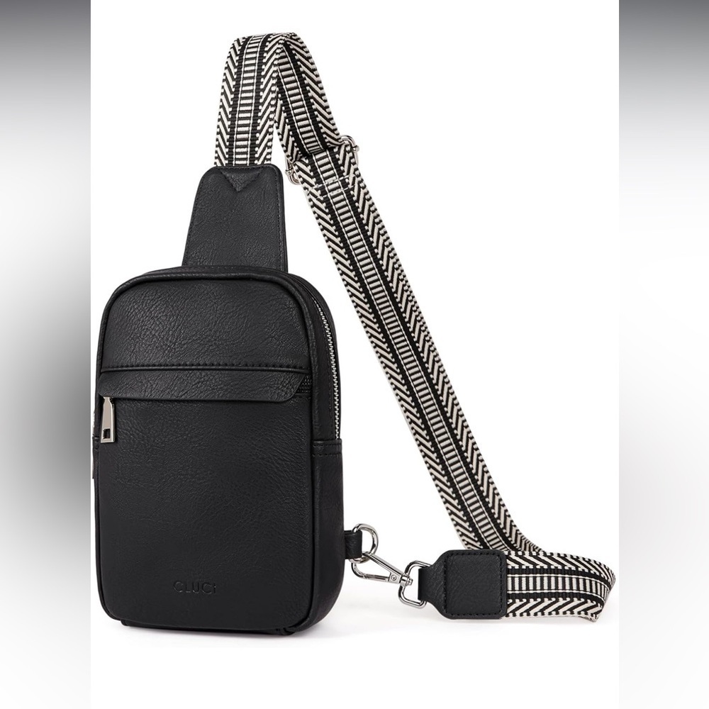 Black Crossbody Sling Bag - Picture 6 of 6